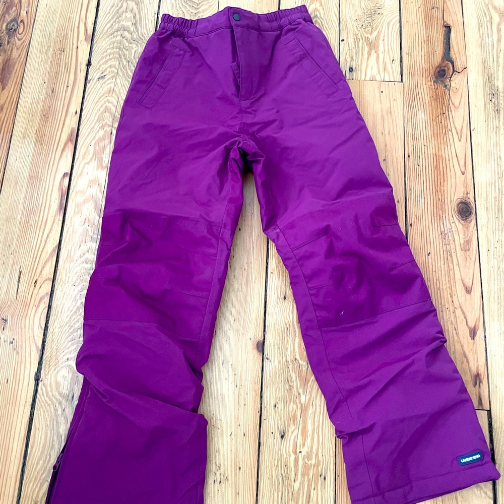 Lands’ End girl’s size 12 snow pants